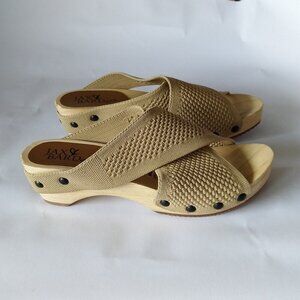 JAX & BARD Libby Hill Style Clog Sandal 37 Wide Beige